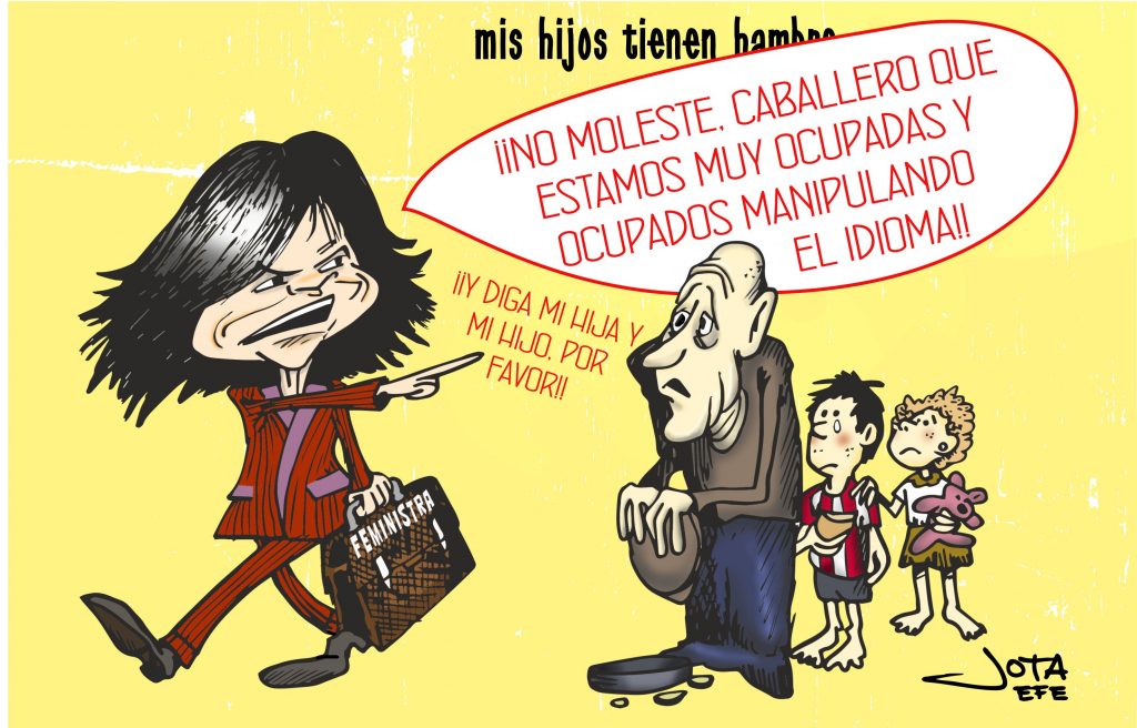 Carmen Calvo, caricatura